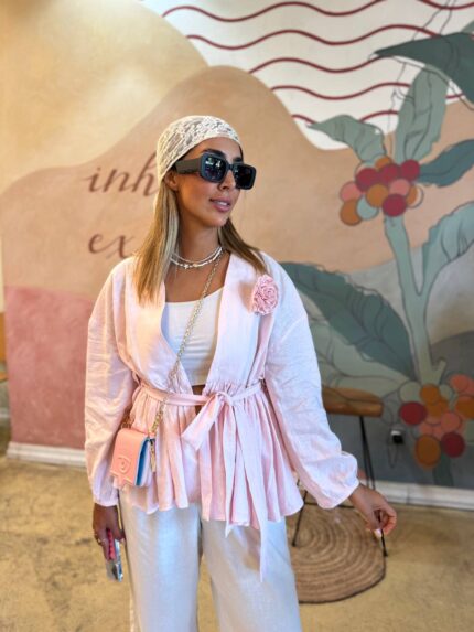 pink coat