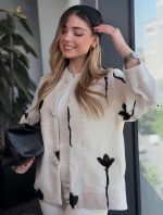 blackcream orchid coat - Image 8