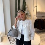 White orchid coat