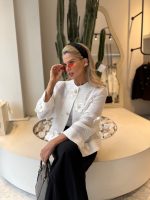 White orchid coat - Image 2
