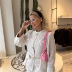 Pink orchid coat
