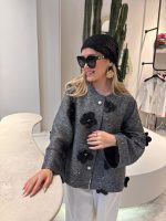 Gray orchid coat - Image 3