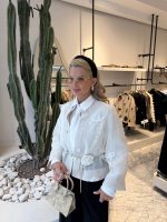 Whitecream orchid coat - Image 11