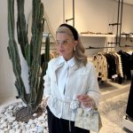 Whitecream orchid coat