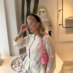 Bluepink orchid coat