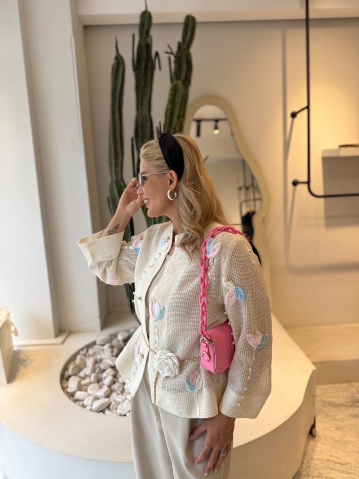 Bluepink orchid coat - Image 9