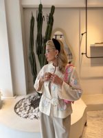 Bluepink orchid coat - Image 6