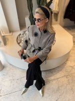 Earthy orchid coat - Image 8