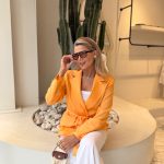 Orange lovely coat