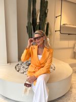 Orange lovely coat