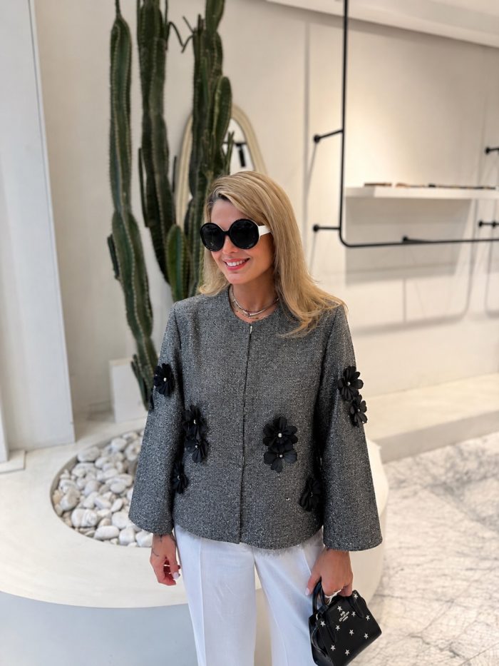 Gray orchid coat - Image 8