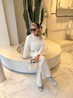 Creamy orchid coat - Image 6