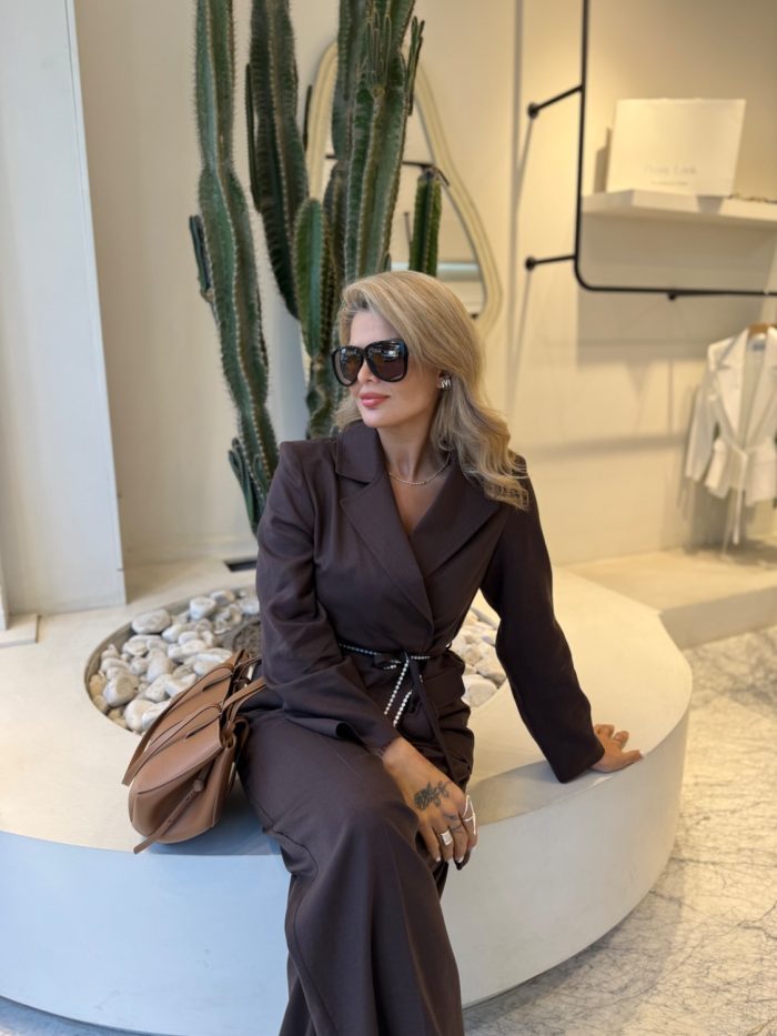 ‌Brown lovely coat - Image 3