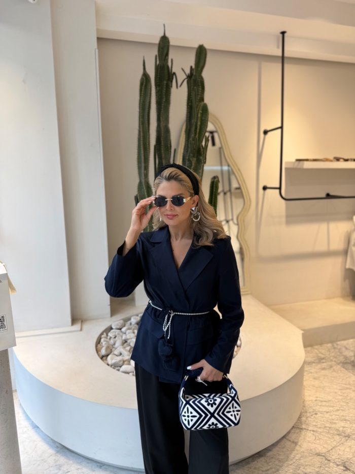 Navyblue lovely coat - Image 6