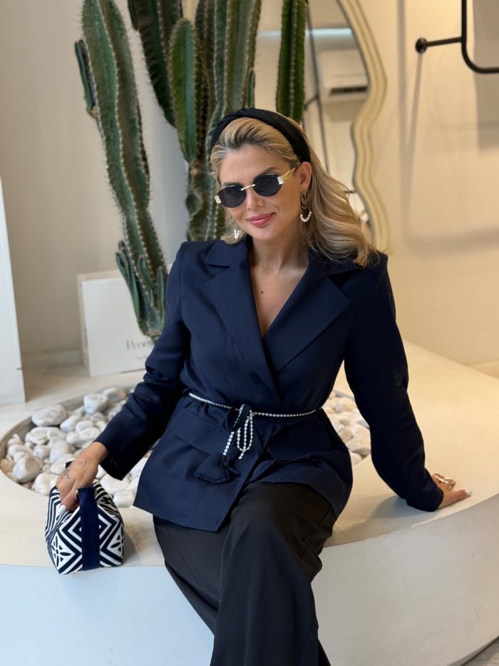 Navyblue lovely coat - Image 2