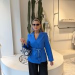 Blue lovely coat