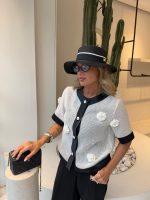 orchid short sleeve coat