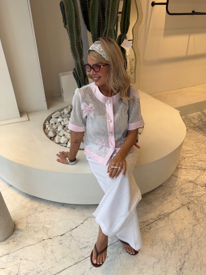 orchid short sleeve coat - Image 2