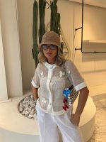 orchid short sleeve coat - Image 2