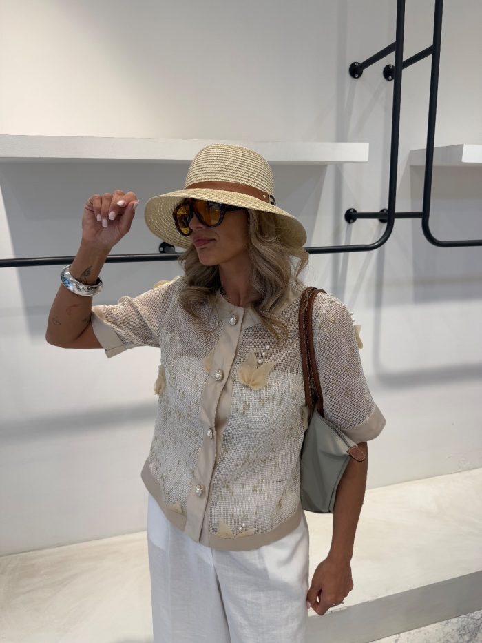 orchid short sleeve coat - Image 4