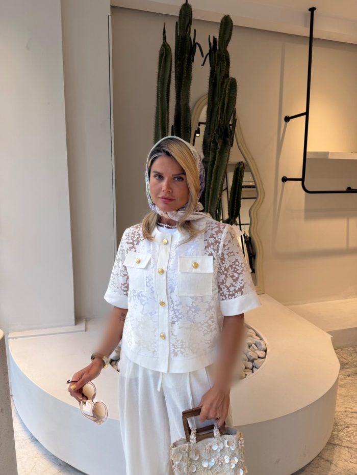white silk coat - Image 6