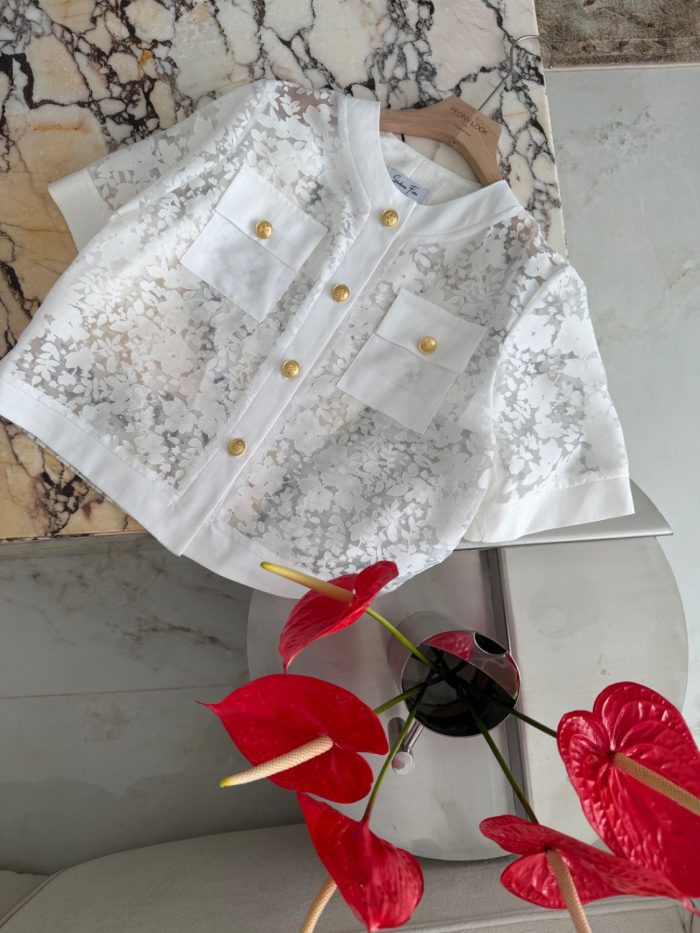 white silk coat - Image 3