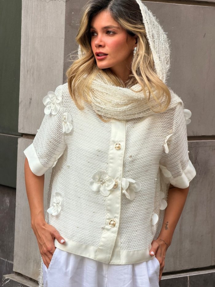 orchid short sleeve coat - Image 4