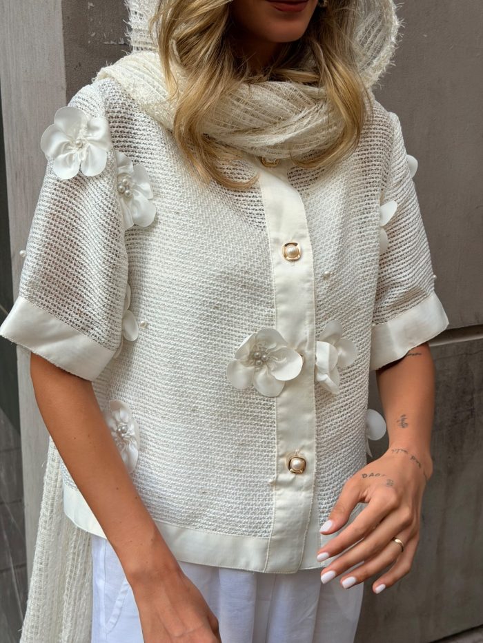 orchid short sleeve coat - Image 2